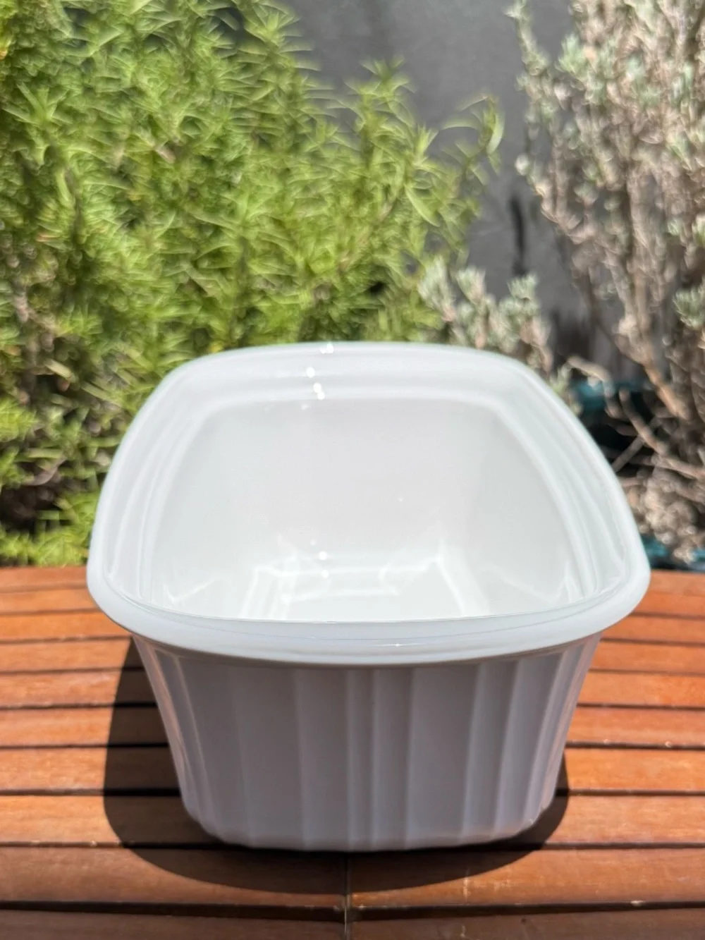 Vintage CorningWare French White 1.75 Qt Oval Baking Dish Made in USA